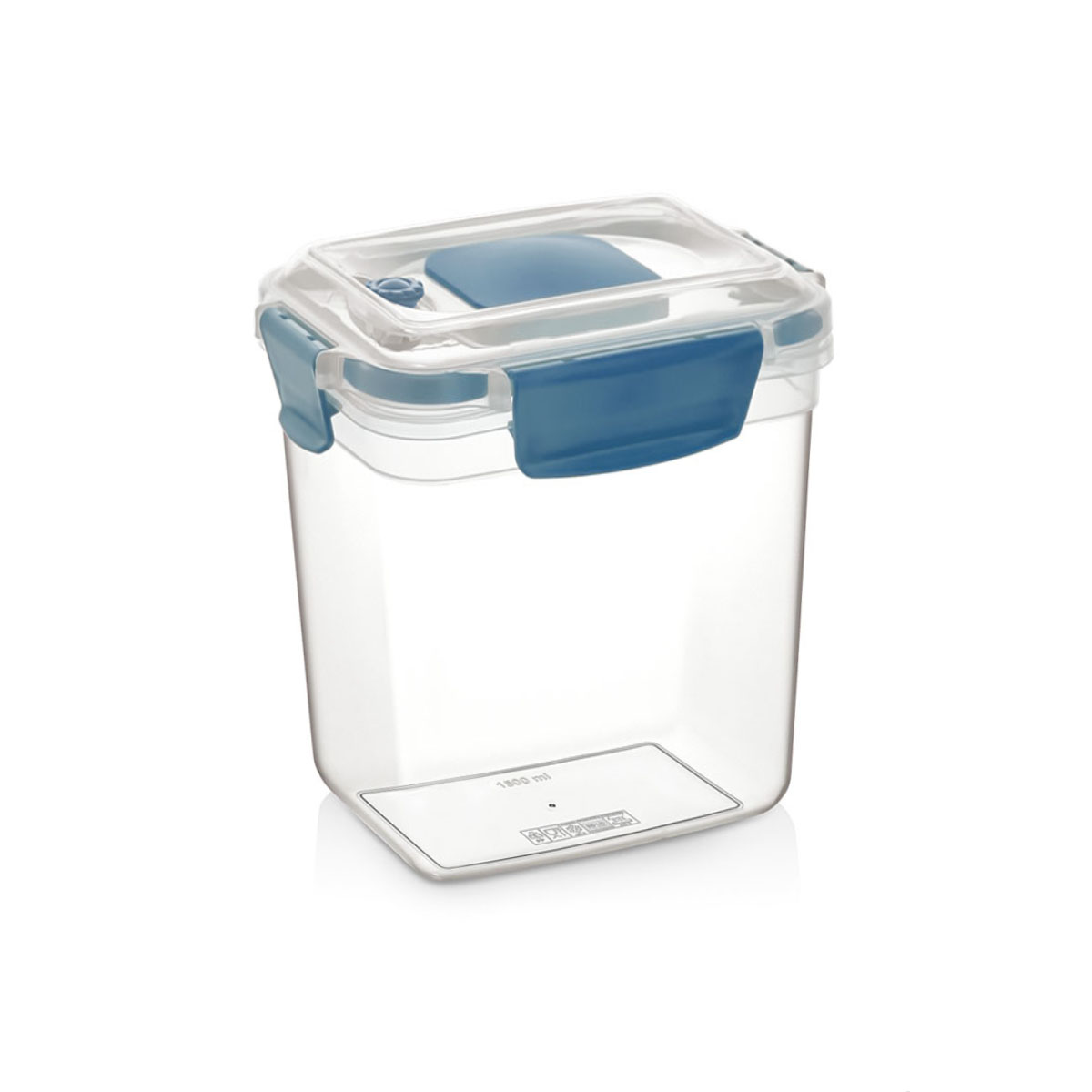 MaxiFresh® 2.700 ml Dikdörtgen Derin Vakumlu Saklama Kabı - 842