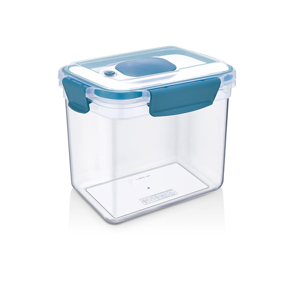 MaxiFresh® 4.500 ml Dikdörtgen Derin Vakumlu Saklama Kabı - 843