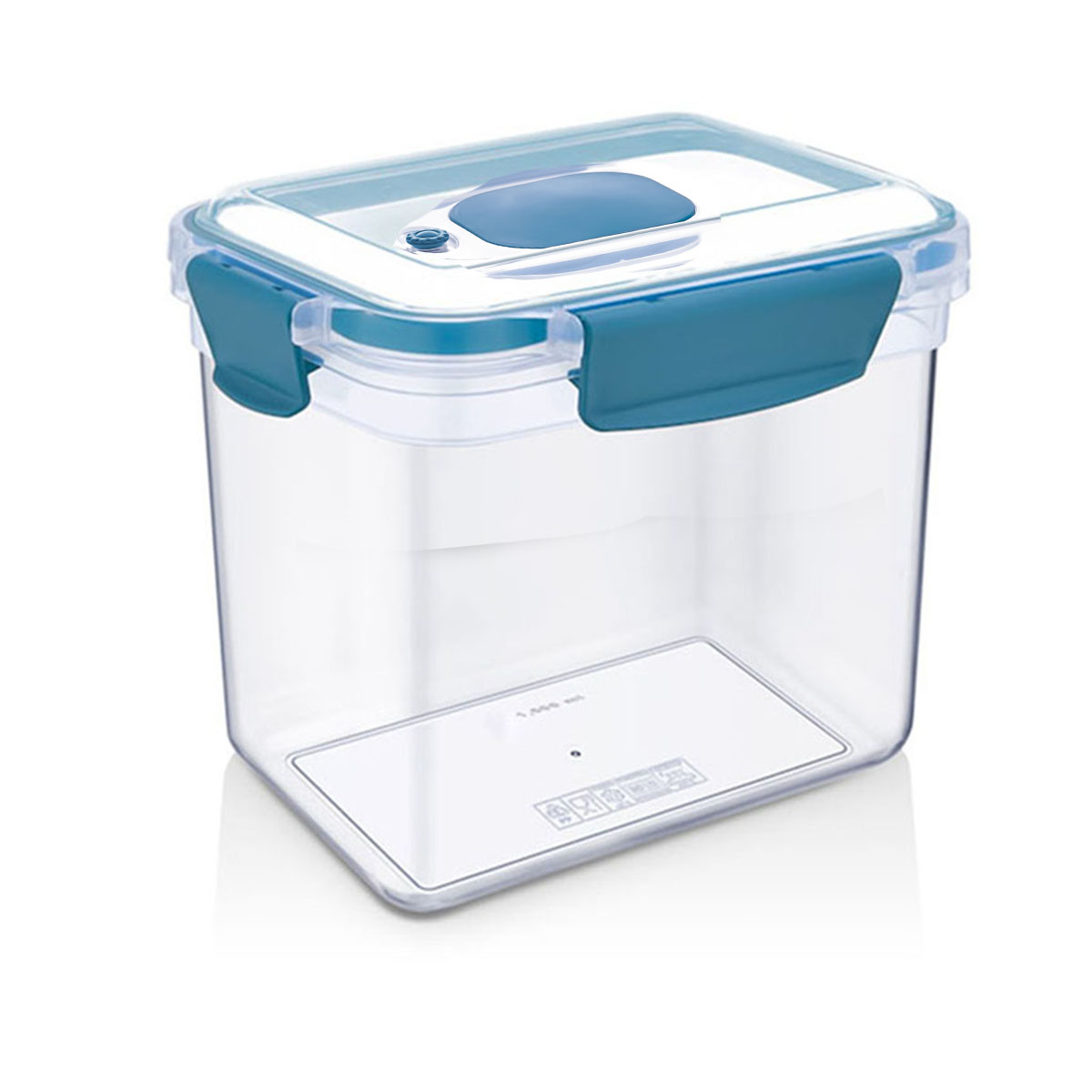 MaxiFresh® 7.000 ml Dikdörtgen Derin Vakumlu Saklama Kabı - 844